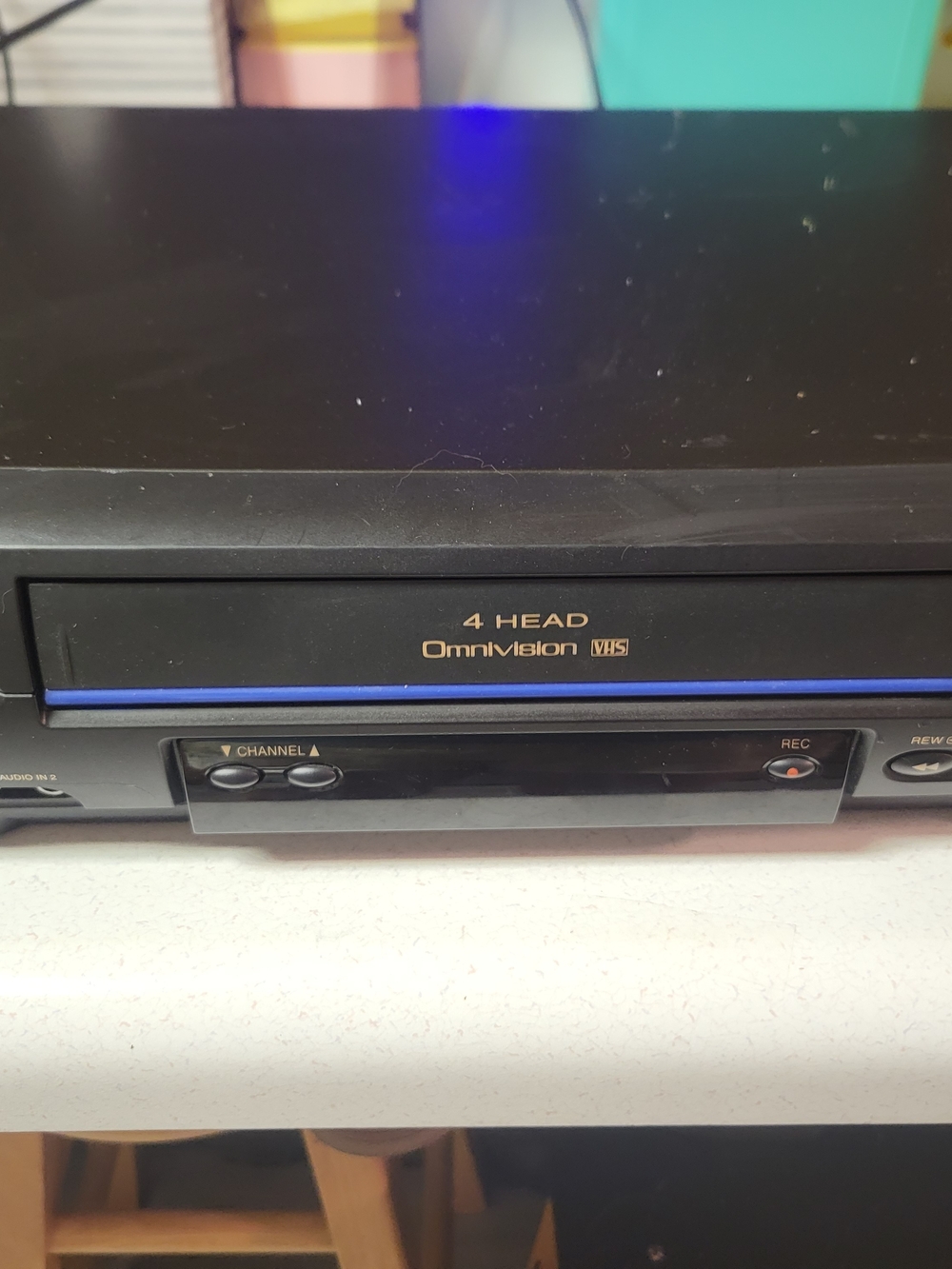 Panasonic Blue Line PV-V4022 Hi-Fi 4-Head VHS VCR - TESTED - No Remote
